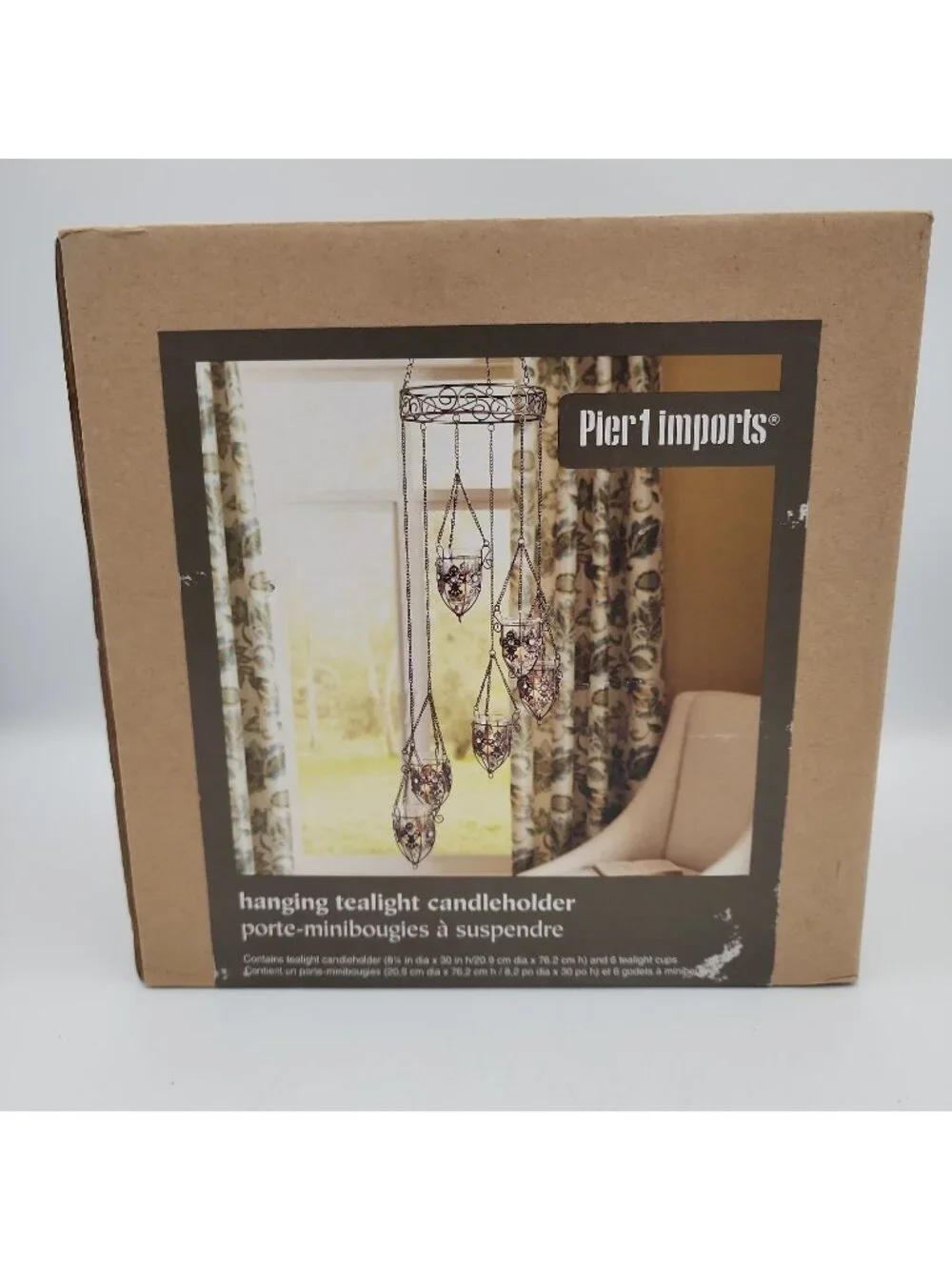 NIB Pier 1 Hanging Tealight Candle Holder